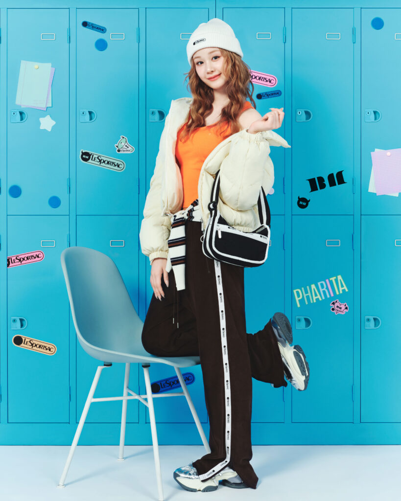 LeSportsac×BABYMONSTER-PHARITA-819x1024 レスポートサックジャパンが日本初のウェアコレクションをローンチ BABYMONSTERがブランドミューズに! ビジュアル・WEBムービー解禁
